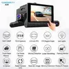 Cybernautt A3X 4 inch 3-Channel Front & Rear Camera WiFi Dashcam with Night Vision, G-Sensor & Loop Recording
