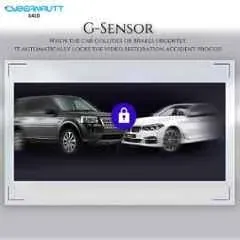 Cybernautt X410 2K 160 deg Wide Angle WiFi Dash Camera with Night Vision, G-Sensor, Loop Recording & 128 GB Support