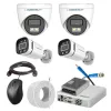 Cybernautt 2.4MP Full Colour HD Indoor & Outdoor CCTV Combo Kit with 4Ch DVR, 2 Dome Camera, 2 Bullet Camera, 4Ch SMPS, 50m Copper Cable & Connectors