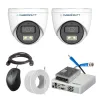 Cybernautt 2.4MP Full Colour HD Indoor & Outdoor CCTV Combo Kit with 4Ch DVR, 2 Dome Camera, 4Ch SMPS, 50m Copper Cable & Connectors