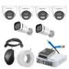 Cybernautt 2.4MP Full Colour HD Indoor & Outdoor CCTV Combo Kit with 8Ch DVR, 4 Dome Camera, 2 Bullet Camera, 8Ch SMPS, 50m Copper Cable & Connectors