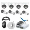 Cybernautt 2.4MP Full Colour HD Indoor & Outdoor CCTV Combo Kit with 8Ch DVR, 4 Dome Camera, 4 Bullet Camera, 8Ch SMPS, 50m Copper Cable & Connectors