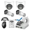 Cybernautt 2.4MP Full Colour HD Indoor & Outdoor CCTV Combo Kit with 4Ch DVR, 2 Dome Camera, 2 Bullet Camera, 4Ch SMPS, 50m Cable, 500GB HDD & Connector