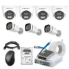 Cybernautt 2.4MP Full Colour HD Indoor & Outdoor CCTV Combo Kit with 8Ch DVR, 4 Dome Camera, 3 Bullet Camera, 8Ch SMPS, 50m Cable, 2TB HDD & Connector