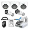 Cybernautt 2.4MP Full Colour HD Indoor & Outdoor CCTV Combo Kit with 8Ch DVR, 3 Dome Camera, 2 Bullet Camera, 8Ch SMPS, 50m Cable, 1TB HDD & Connector