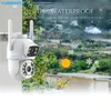 Cybernautt Z8X 8MP Dual-Lens Outdoor Wi-Fi PTZ Camera- 355 deg View, Colour/Night Vision, Waterproof, H.265+, up to 128GB Storage, Motion Detection, Audio Recording
