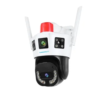 Cybernautt O8X 8MP Dual Lens HD PT Smart WiFi Camera with Colour Night Vision, Human Detect, Motion Detect, Two Way Audio & Support SD Upto 256GB
