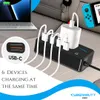 Cybernautt CA02 200W 2.4A Car Laptop Charger with Dual USB, Type-C Port & Fast-Charging USB
