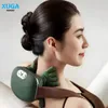 XUGA HM015 Heated Wireless Portable Shiatsu Neck and Back Massager Machine, Electric Deep Tissue 4D Kneading Massage, Simulated Human Hand Design for Pain Relief and Muscle Relax
