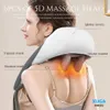 XUGA HM021 Neck Massager for Pain Relief - 5D Kneading Shoulder Massager, 2 Modes, Rechargeable, Hands-Free for Home, Office & Car