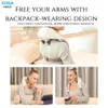 XUGA HM021 Neck Massager for Pain Relief - 5D Kneading Shoulder Massager, 2 Modes, Rechargeable, Hands-Free for Home, Office & Car