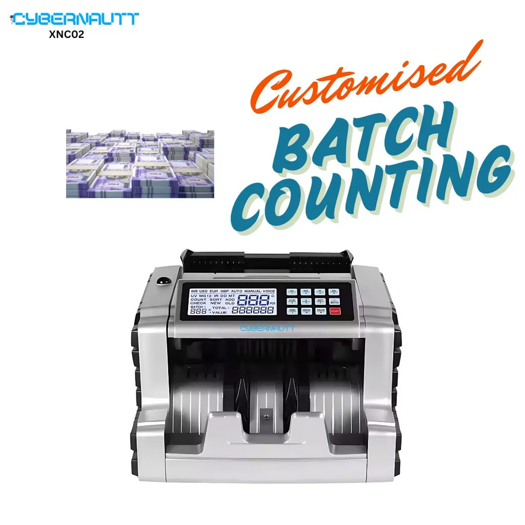 Cybernautt 1000 notes/min Heavy Duty Note Counting Machine, XNC02