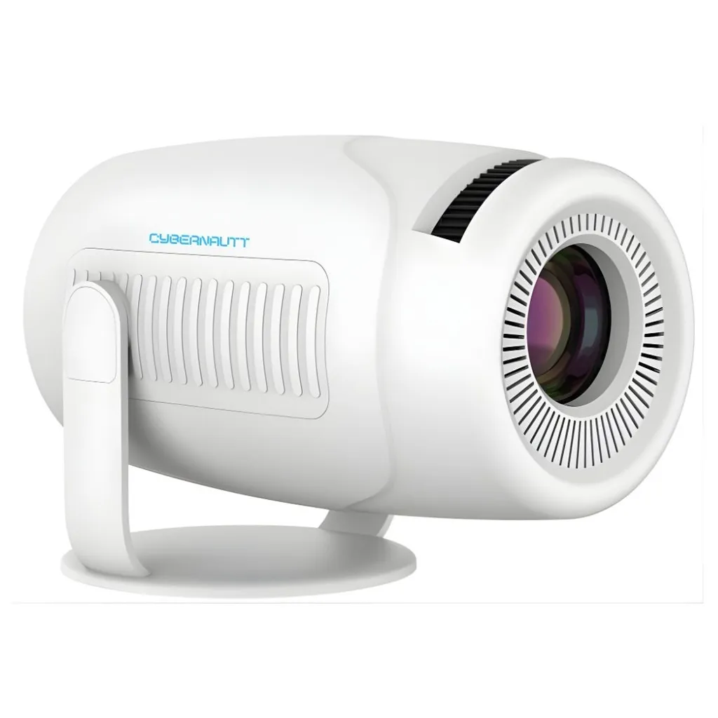 Cybernautt PJ017 Full HD 1080P Smart Projector | Android 13, 4K Support, Wi-Fi & Bluetooth