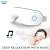 XUGA HM023 Eye Massager with Heat - Rechargeable for Dark Circles, Puffiness, and Eye Strain Relief, 1000mAh Battery, Portable Eye Relaxation Gift