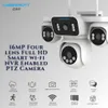 Cybernautt Z16H 16MP Quad-Lens 360° Security Camera | AI Human Tracking, Night Vision, IP66