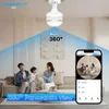 Cybernautt V7B 5MP Smart WiFi Bulb Camera | 360° Panoramic View, Night Vision, Two-Way Audio
