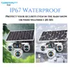 Cybernautt X11A 4G Solar Security Camera – Triple Lens 18MP, 355° Pan, Off-Grid Surveillance  | Night Vision | Motion Detection| Siren Alarm | 2 Way Audio | Use Air-tel 4G Sim