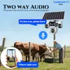Cybernautt X11A 4G Solar Security Camera – Triple Lens 18MP, 355° Pan, Off-Grid Surveillance  | Night Vision | Motion Detection| Siren Alarm | 2 Way Audio | Use Air-tel 4G Sim