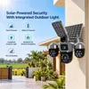 Cybernautt X18D 4G Solar SIM Security Camera with Triple 6MP Lens, 1080P Full HD Resolution, 355° Pan & 90° Tilt