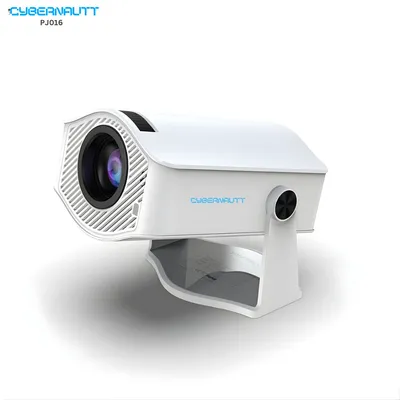 Cybernautt PJ016 Android 12 Smart Projector, 720P Portable Projector (Supports 4K), 280 ANSI Lumens, WiFi 6 Bluetooth 5.0 | 1+8GB | 1000:1 Contrast | Built-in Streaming Apps