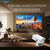 Cybernautt PJ016 Android 12 Smart Projector, 720P Portable Projector (Supports 4K), 280 ANSI Lumens, WiFi 6 Bluetooth 5.0 | 1+8GB | 1000:1 Contrast | Built-in Streaming Apps