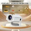 Cybernautt PJ016 Android 12 Smart Projector, 720P Portable Projector (Supports 4K), 280 ANSI Lumens, WiFi 6 Bluetooth 5.0 | 1+8GB | 1000:1 Contrast | Built-in Streaming Apps
