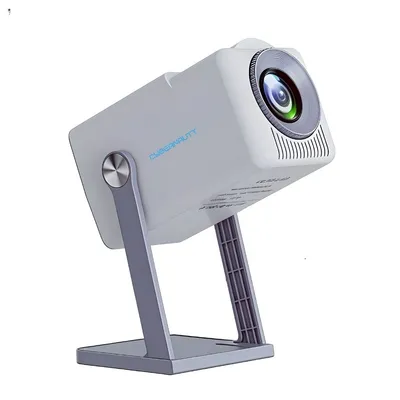 Cybernautt PJ019 Smart Mini Projector: 720P HD, Android 11, WiFi 6, 4K Input | Portable Home Cinema with Short Throw & HIFI Sound