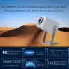 Cybernautt PJ019 Smart Mini Projector: 720P HD, Android 11, WiFi 6, 4K Input | Portable Home Cinema with Short Throw & HIFI Sound