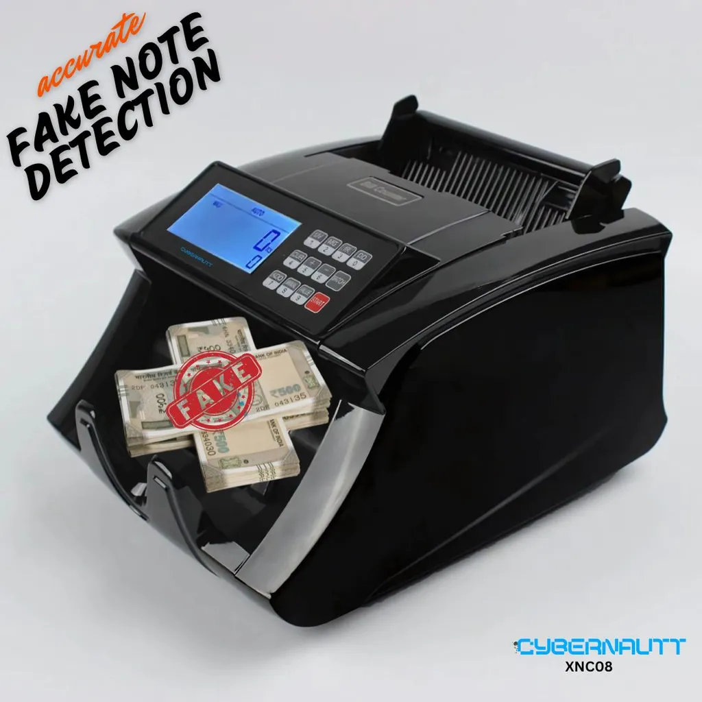 Cybernautt XNC08 900 Notes/min 80W LCD Display Currency Counting Machine with UV,MG,IR & 3D Detection