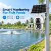 Cybernautt X20A 10MP Dual-Lens Solar Security Camera with 5MP + 5MP Ultra HD Imaging, 355° Pan and 90° Tilt Wide-Angle Coverage, Wireless Solar-Powered Operation,