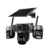 Cybernautt X11V Triple-Lens 4G SIM Solar Security Camera with Three 4MP Lenses, 1080P Full HD Video, Smart Motion Detection and Instant Alerts, Infrared Night Vision, Two-Way Audio,