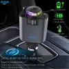 XUGA XA08 5 in 1 Starlight Retractable Car Charger, Aromatherapy Diffuser, 2 Retractable Cables & 1 USB Port, Air Freshner, Fast Car Charger, Starry Light