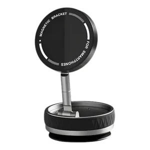 XUGA XMS10W 360° Vacuum Magnetic Phone Holder | Car Mount with Suction Cup | Holder for Car | Gym | Smooth Surface | Compatible with iPhone Android and All Smartphones