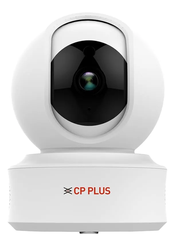 CP-PLUS CP-E48Q Indoor WiFi Camera 4MP Ultra HD - Works with Google Home, 15m Night Vision, H.265, 1/2.9