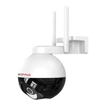 CP-PLUS CP-Z43Q Outdoor WiFi Security Camera 4MP - Weatherproof, White & IR Light (15m), Google Home, H.265, 4mm Lens