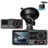 Cybernautt A3V 3 Channel Dash Cam Front Rear and Inside, 3 Way Triple Car Camera with Night Vision, Wi-Fi, 140° Wide Angle, G-Sensor, Parking Mode, Support 32GB SD Card
