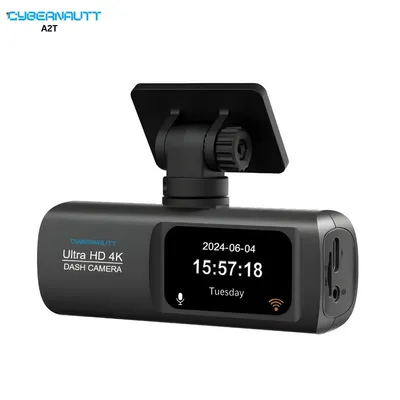 Cybernautt A2T Dual Channel Dash Cam Front and Rear with Wi-Fi, 170° Wide Angle, Full HD 1080P, Night Vision, G-Sensor, Parking Mode, Loop Recording