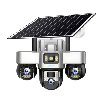Cybernautt 6MP+6MP+6MP 4G Solar SIM Camera with Motion Detect, Night Vision & Two Way Audio, X18M