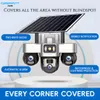 Cybernautt 6MP+6MP+6MP 4G Solar SIM Camera with Motion Detect, Night Vision & Two Way Audio, X18M