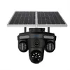 Cybernautt X11E 4G LTE Solar Security Camera Outdoor, 18MP Triple Lens, AI Human Detection, Full-Color Night Vision