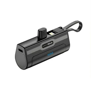 XUGA XB05A 5000mAh Power Bank with Wireless Charging - 20W Fast Portable Charger, LED Display, Quick Charge 3.0, Triple Output (Type-C/Micro USB/USB-DC), Travel Power Bank