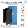 XUGA XB20C 20000mAh Power Bank 22.5W Fast Charger - Slim LED Display Portable Charger with PD Quick Charge, Type-C/Micro USB Input