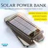 Xuga XB10S Solar Power Bank 10000mAh, 22.5W Fast Charging Portable Charger with Solar Panel, Triple Protection for iPhone Android Phone