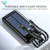 Xuga XB10S Solar Power Bank 10000mAh, 22.5W Fast Charging Portable Charger with Solar Panel, Triple Protection for iPhone Android Phone