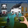 Cybernautt X18B Solar Security Camera 4G LTE, 18MP Triple Lens, All 3 Mobile controlled Lens, AI Human Detection, Full Color Night Vision, Wire-Free Outdoor Camera for Home/Construction/Farm