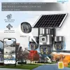 Cybernautt X18E Solar Security Camera Wireless Outdoor, 4G LTE Cellular Security Camera No WiFi Needed, All 3 Mobile controlled Lens, 18MP Dual Lens Night Vision, AI Human Detection, 2-Way Audio