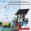 Cybernautt X18E Solar Security Camera Wireless Outdoor, 4G LTE Cellular Security Camera No WiFi Needed, All 3 Mobile controlled Lens, 18MP Dual Lens Night Vision, AI Human Detection, 2-Way Audio
