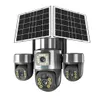 Cybernautt X18E Dual Solar Security Camera Wireless Outdoor, 4G LTE Cellular Security Camera No WiFi Needed, All 3 Mobile controlled Lens, 18MP Dual Lens Night Vision, AI Human Detection, 2-Way Audio