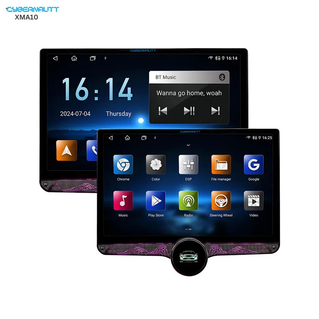 Cybernautt XMA10 10.1 inch 4GB RAM/64GB ROM 2K HD Wireless Apple Car Play & Android Auto Car Dashboard Stereo