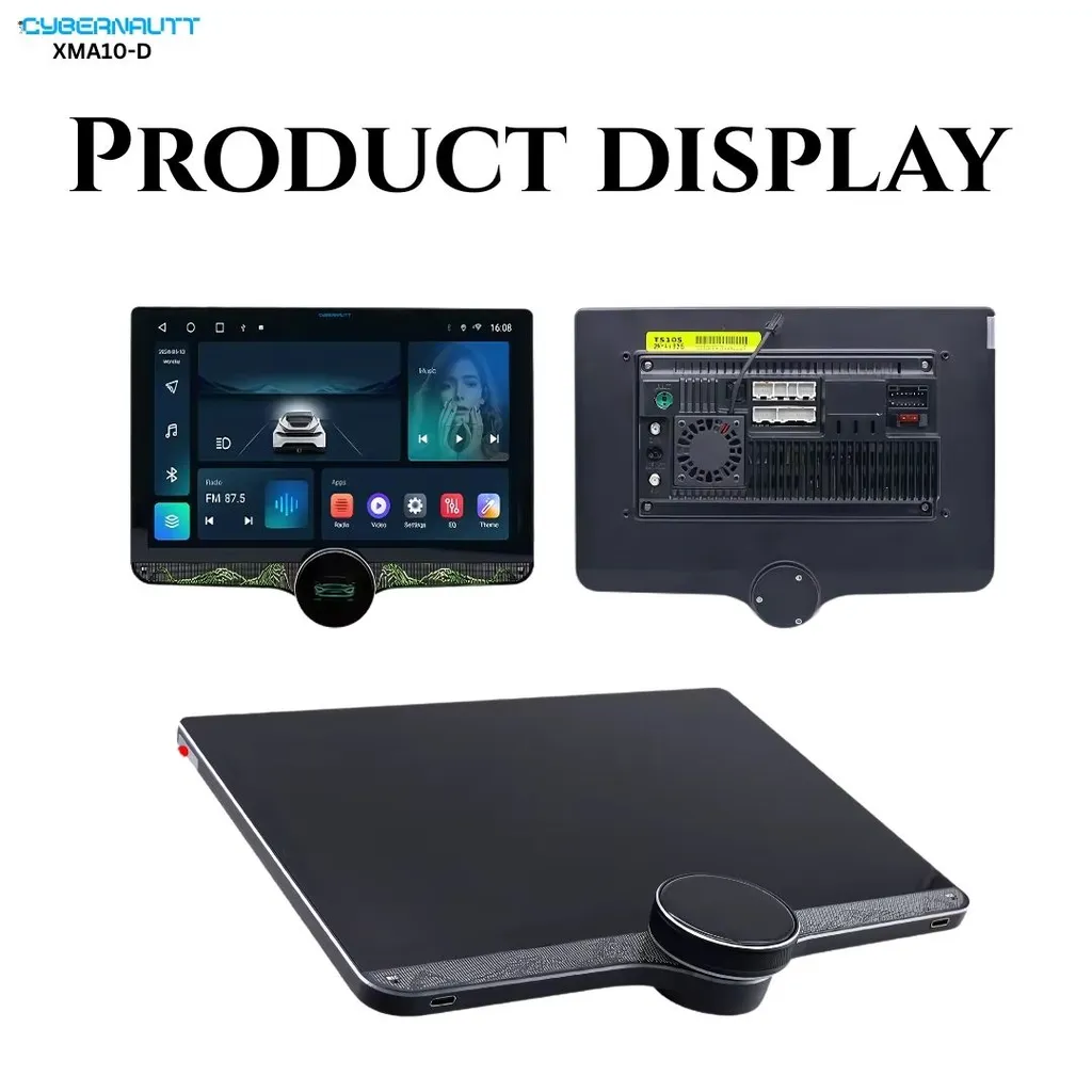Cybernautt XMA10-D 10.1 inch 4GB RAM/64GB ROM 2K HD Wireless Apple Car Play & Android Auto Car Dashboard Stereo
